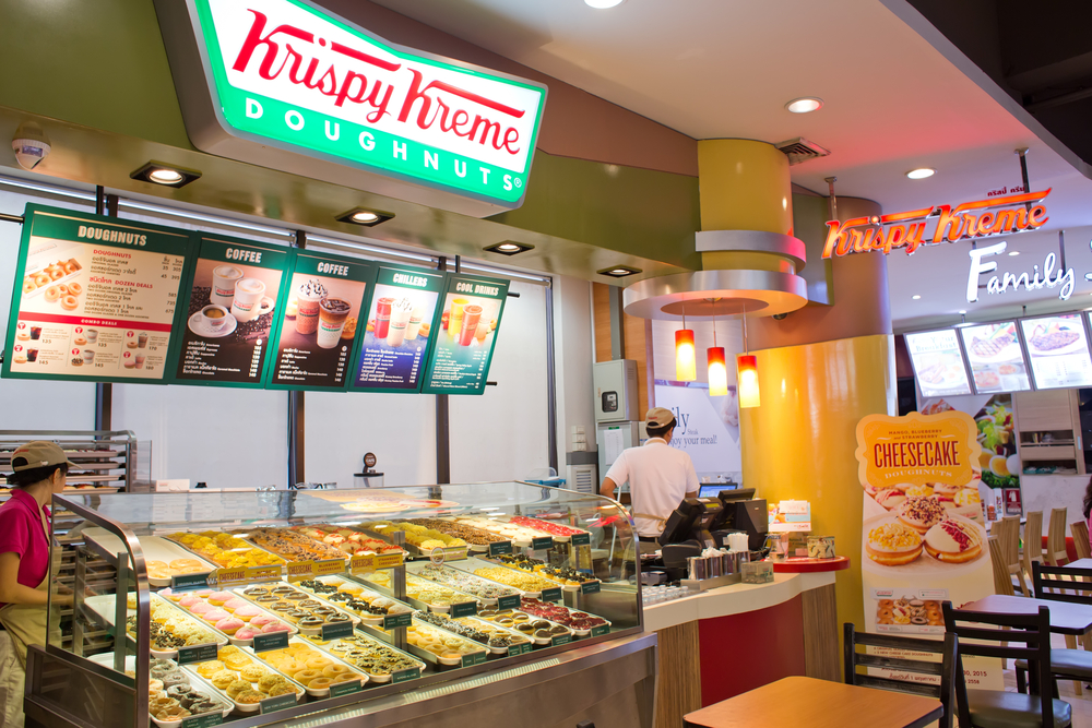 Krispy Kreme restaurant. 